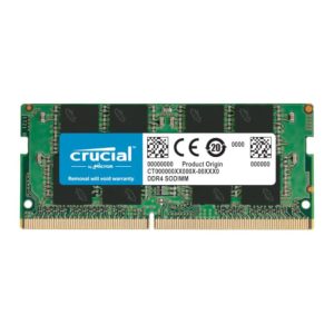 Crucial 8GB 3200MHz DDR4 Single Rank SODIMM Notebook Memory
